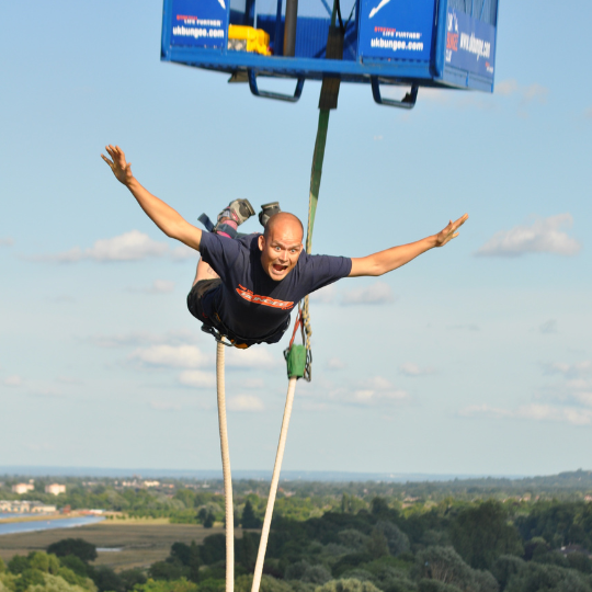 Bungee jump for sick & prem babies